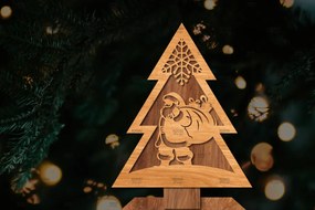 Σετ των 2 Intra απο ξύλο plywood 3mm-4mm πάχος - Στάση κοπής χριστουγεννιάτικου δέντρου με λέιζερ Δίασταση 20x20 cm INTRAFABR-107422330