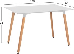 ΣΕΤ ΤΡΑΠΕΖΑΡΙΑΣ 5ΤΜΧ MINIMAL HM11767 ΛΕΥΚΟ MDF-ΜΠΕΖ ΥΦΑΣΜΑ