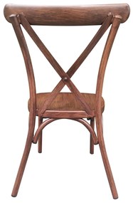 Καρέκλα Κήπου CHAD Μπαμπού Αλουμίνιο 44x52x87cm - Αλουμίνιο - 14840061