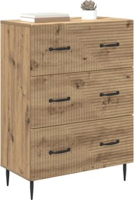 vidaXL Ντουλάπι με Συρτάρια 66 x 34,5 x 89,5 εκ Επεξεργασμένο Ξύλο