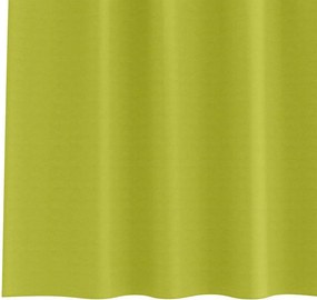 vidaXL Κουρτίνες Μαύρης Ύφανσης με Δαχτυλίδια 2 pcs Πράσινο