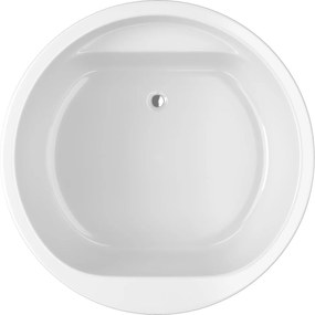 Acrilan Miami - Στρόγγυλη Μπανιέρα Υδρομασάζ Φ180 cm - Ακρυλικό, Αερομασάζ