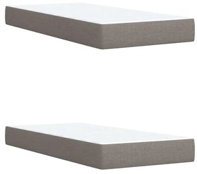 ΚΡΕΒΑΤΙ BOXSPRING ΜΕ ΣΤΡΩΜΑ TAUPE 200X200 ΕΚ. ΥΦΑΣΜΑΤΙΝΟ 3289867