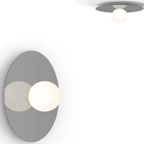 Φωτιστικό Τοίχου - Οροφής Bola Disc 12/4 10612 15,7x30,5cm Dim Led 390lm 6W Dark Grey Pablo Designs