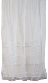 Κουρτίνα Cuba Με Τρέσα 2 White Anna Riska 140X270cm Οργαντίνα