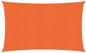 vidaXL Πανί Σκίασης Πορτοκαλί 3,5 x 5 μ. 160 γρ./μ² από HDPE