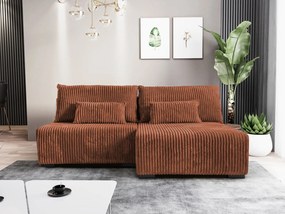 Γωνιακός Καναπές Floopy-Κεραμιδί-Δεξιά