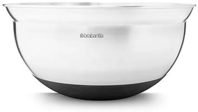 Brabantia 646898 Ανοξείδωτο Μπωλ Ανάμειξης 3L, Matt Steel / Black
