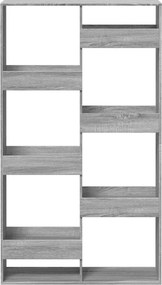 vidaXL Βιβλιοθήκη Γκρι Sonoma 100x33x175 εκ. από Επεξεργ. Ξύλο
