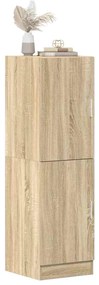 Στήλη Κουζίνας Sonoma Δρυς 38x41,5x131,5 εκ Επεξεργασμένο Ξύλο - Καφέ