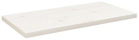 Επιφάνεια Τραπεζιού Ορθογ. Λευκή 80x40x2,5 εκ. από Μασίφ Πεύκο