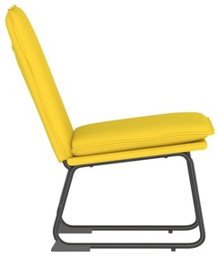 Πολυθρόνα Ανοιχτό Κίτρινο 52 x 75 x 76 εκ. Υφασμάτινη - Κίτρινο