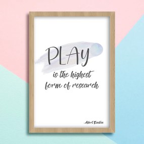 Παιδικό ξύλινο κάδρο 23x32cm Play KD500