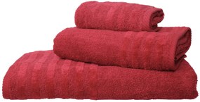 Σετ 3 Πετσέτες 30x50, 50x100, 70x140 Spa 7 Red Anna Riska