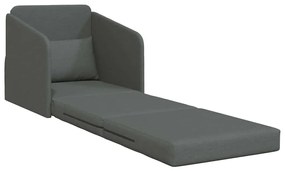vidaXL Κρεβάτι καναπές Σκούρο γκρι 65 x 80 x 83 εκ. ύφασμα