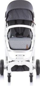 Καρότσι 3 σε 1 "Electra" white frame - silver