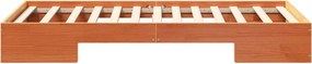 vidaXL Σκελετός Κρεβατιού Καφέ 80 x 200 cm