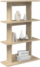 vidaXL Ράφι Τοίχου Επιτοίχιο Sonoma Δρυς 56 x 20 x 90 εκ