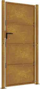 vidaXL Πόρτα Κήπου 100x200 εκ. από Ατσάλι Corten