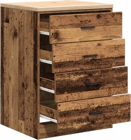 vidaXL ντουλάπι αποθήκευσης γκαράζ 60x51x85 εκ μασίφ ξύλο πεύκο