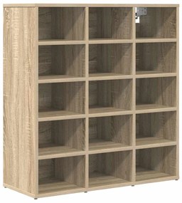 vidaXL Παπουτσοθήκη με ράφι Sonoma Δρυς 77.5 x 30 x 83.5 εκ.