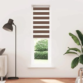 vidaXL Στόρι Ζέβρας Καφέ 55x200 εκ. Πλάτος Υφάσματος 50,9 εκ. Πολυεστέρας