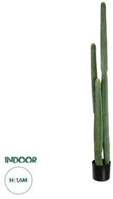 GloboStar® Artificial Garden CARNEGIEA CACTUS 20123 Τεχνητό Διακοσμητικό Φυτό Κάκτος Σαγκουάρο Υ160cm