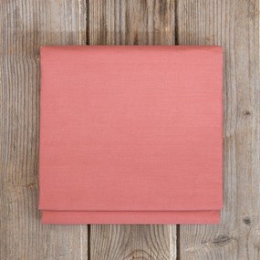 Σεντόνι Unicolors Με Λάστιχο Warm Terracotta Nima Semi-double 120x232cm 100% Cotton