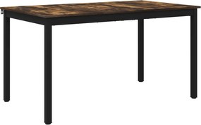 vidaXL Τραπεζαρίες 140 x 80 x 75 cm ΜΕΤΑΛΛΟ