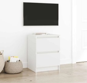 vidaXL Έπιπλο Τηλεόρασης Λευκό 40x35x54 εκ. από Επεξεργ. Ξύλο
