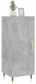 vidaXL Ντουλάπι Γκρι Σκυροδέματος 34,5x34x90 εκ. Επεξεργασμένο Ξύλο