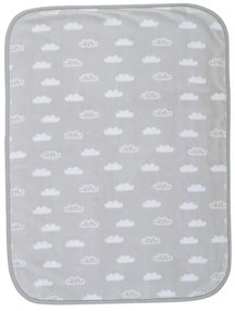 Βρεφική Κουβέρτα Αγκαλιάς Clouds Grey 75x100 Nef-Nef Homeware