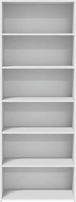 vidaXL Ντουλάπι Λευκή 70x41x185 εκ. από Επεξεργασμένο Ξύλο