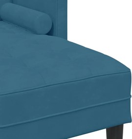 vidaXL Σετ Καναπέ με μαξιλάρι Μπλε Πολυεστέρας