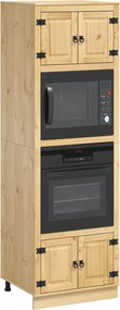 vidaXL Ντουλαπιού (Cabinet) SKI Μέλι Καφέ 66 x 58 x 207 εκ
