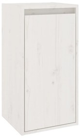 vidaXL Ντουλάπι Τοίχου Λευκό 30 x 30 x 60 εκ. από Μασίφ Ξύλο Πεύκου