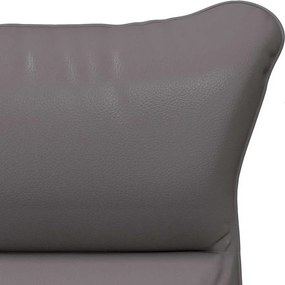 vidaXL Πολυθρόνα Γκρι 69 x 74 x 93 εκ. Δερματίνη