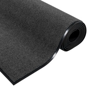 vidaXL Πατάκι πόρτας πλενόμενο σε ανθρακί 120x250 εκ.