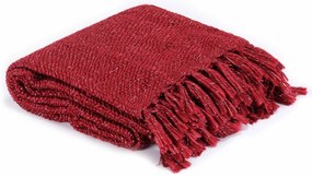 vidaXL Ριχτάρι Μπορντό 220 x 250 cm Πολυεστέρας