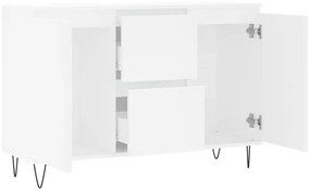 vidaXL Μπουφές Λευκός 101,5 x 35 x 70 εκ. από Επεξεργασμένο Ξύλο