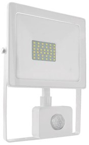 WHITE SENSOR LED SMD FLOOD LUMINAIRE IP66 30W 4000K 2550Lm 230V RA80 ACA Q3040WS