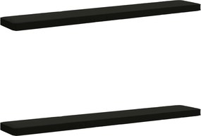 vidaXL Μαξιλάρια Πάγκου 2 Τεμαχίων VUGHT 2 pcs 100% Πολυεστέρας Μαύρο