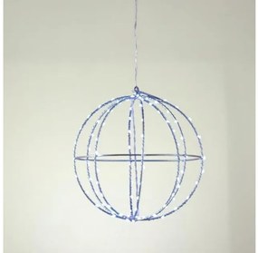 Χριστουγεννιάτικη Μπάλα με 240 Mini LED Φ40 ACA-X0624064226-Μπλε X0624064226