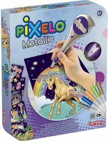 Σχέδια για ζωγραφική Lansay Pixelo Coloring game Metal box