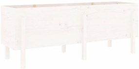 vidaXL Ζαρντινιέρα Υπερυψωμένη 160 x 50 x 57 εκ. από Μασίφ Ξύλο Πεύκου