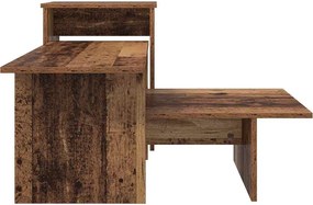vidaXL Τραπέζι κονσόλας Παλιό ξύλο 91,5 x 35 x 38,5 εκ