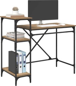 vidaXL Γραφείο Artisan Oak Επεξεργασμένο ξύλο 105 x 50 x 90 cm