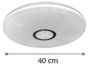 Πλαφονιέρα οροφής από λευκό ακρυλικό (42161-Β-Λευκό) - Ακρυλικό - 42161-Β-Λευκό