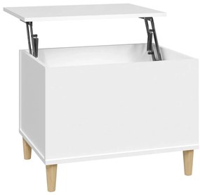 vidaXL Τραπεζάκι Σαλονιού Λευκό 60x44,5x45 εκ. από Επεξεργασμένο Ξύλο