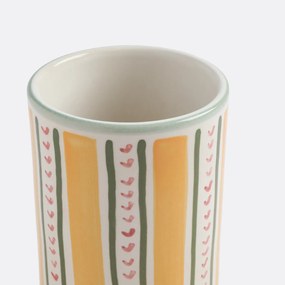 Βάζο από εμαγιέ κεραμικό 18 εκ., Baldia